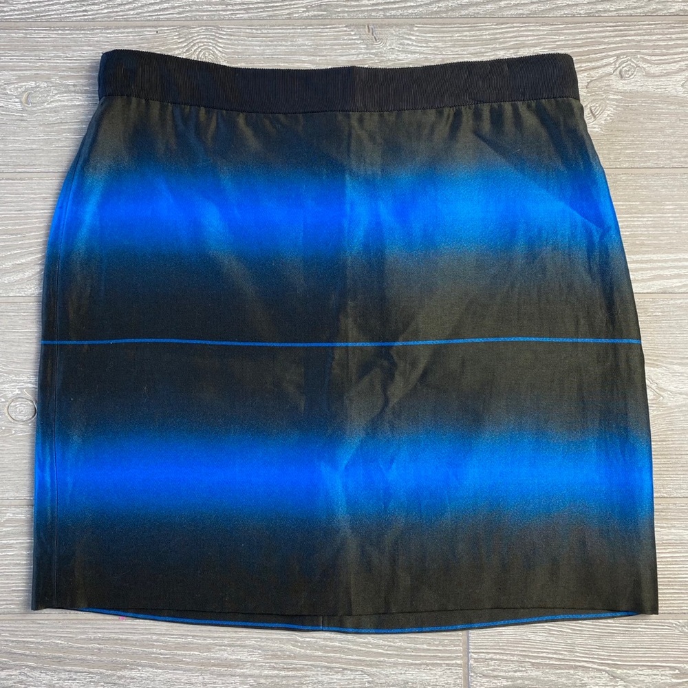 💙 NWT Marc by Marc Jacobs Black & Blue Silk Skirt